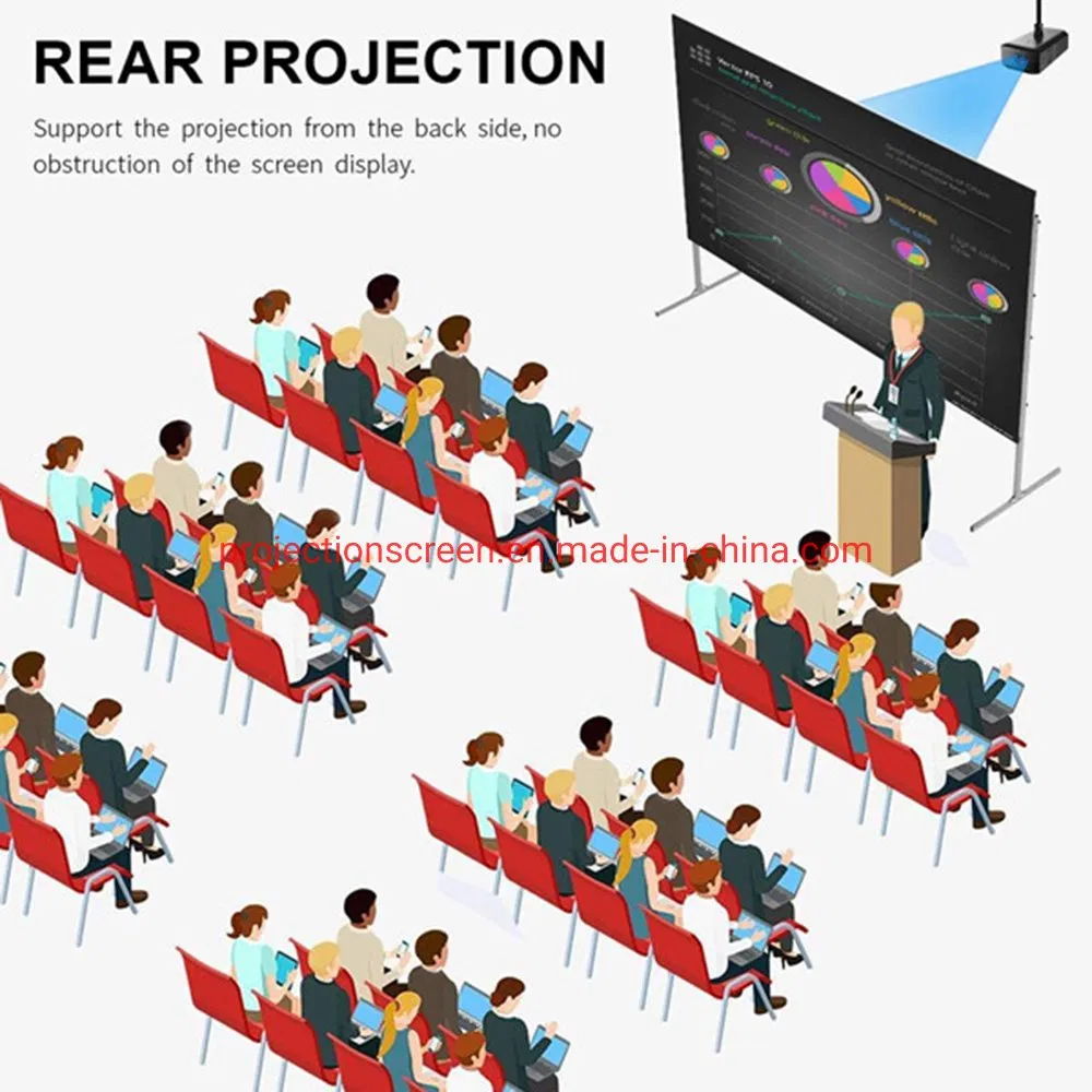 Portable Easy Foldable Fast Fold Projector Screen for Outdoor Use