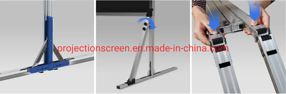 Portable Easy Foldable Fast Fold Projector Screen for Outdoor Use