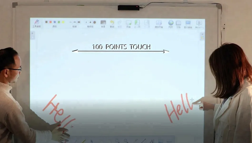 Portable Finger Touch Screen Interactive Whiteboard with 100 Points Multi Touch
