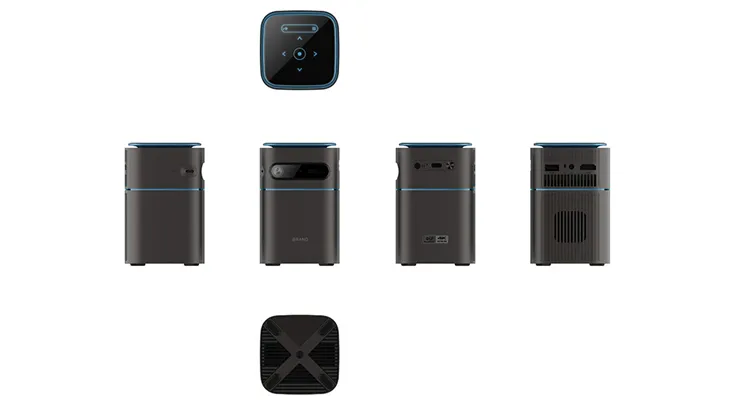 Portable Wireless Full HD Smart DLP Pico Mini Home Cinema Projector for Phone Mirroring