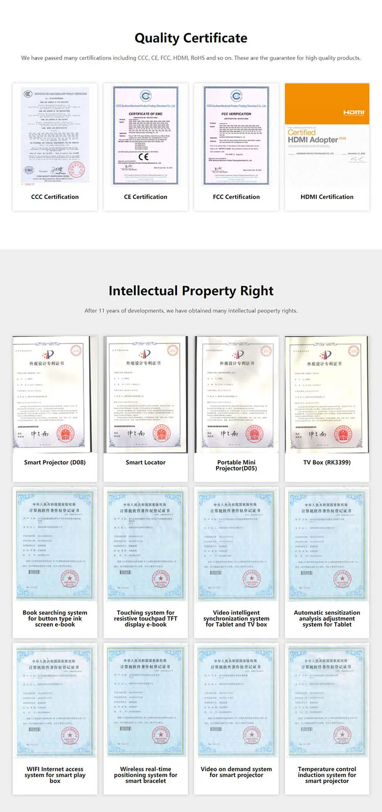 Portable Wireless Full HD Smart DLP Pico Mini Home Cinema Projector for Phone Mirroring