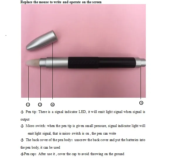 Professional Manufacturer Oway Stylus IR Pen for Education and Business