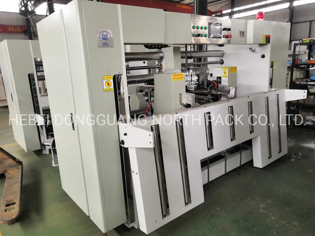 Semi-auto Corrugated Box Stitching carton making Machine
