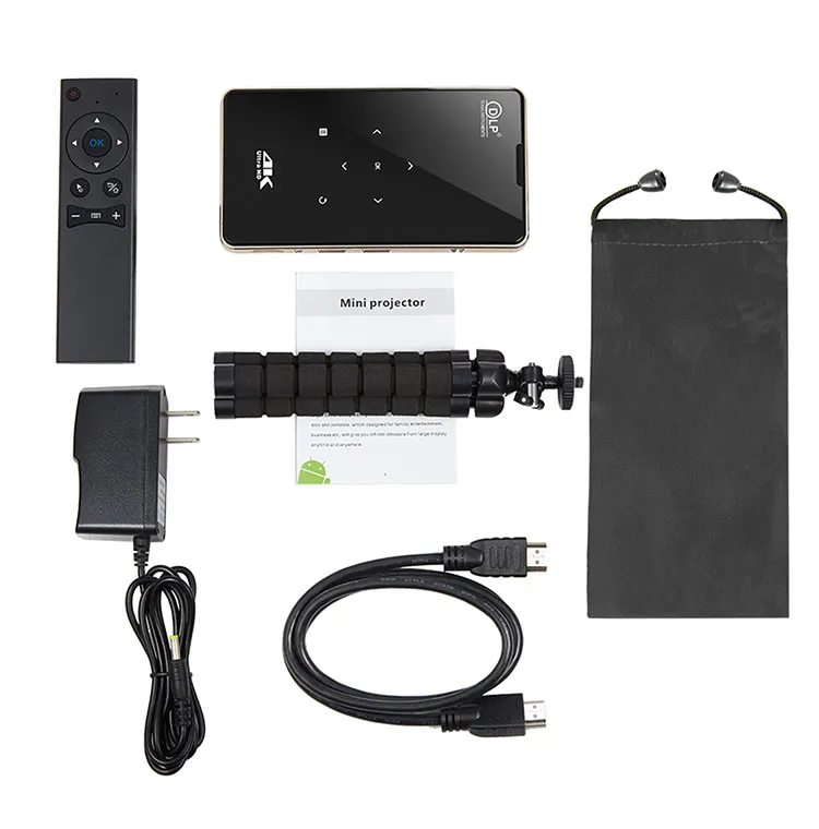 Stable Quality Android 6.0 P9 1GB 8GB Mini Pico Pocket Latest Projector Mobile Phone