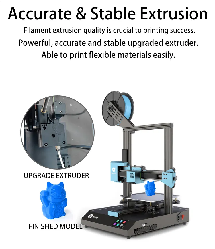 Tronhoo Factory Wholesale 5-Minute Set up Affordable 3D Printer for Family Use