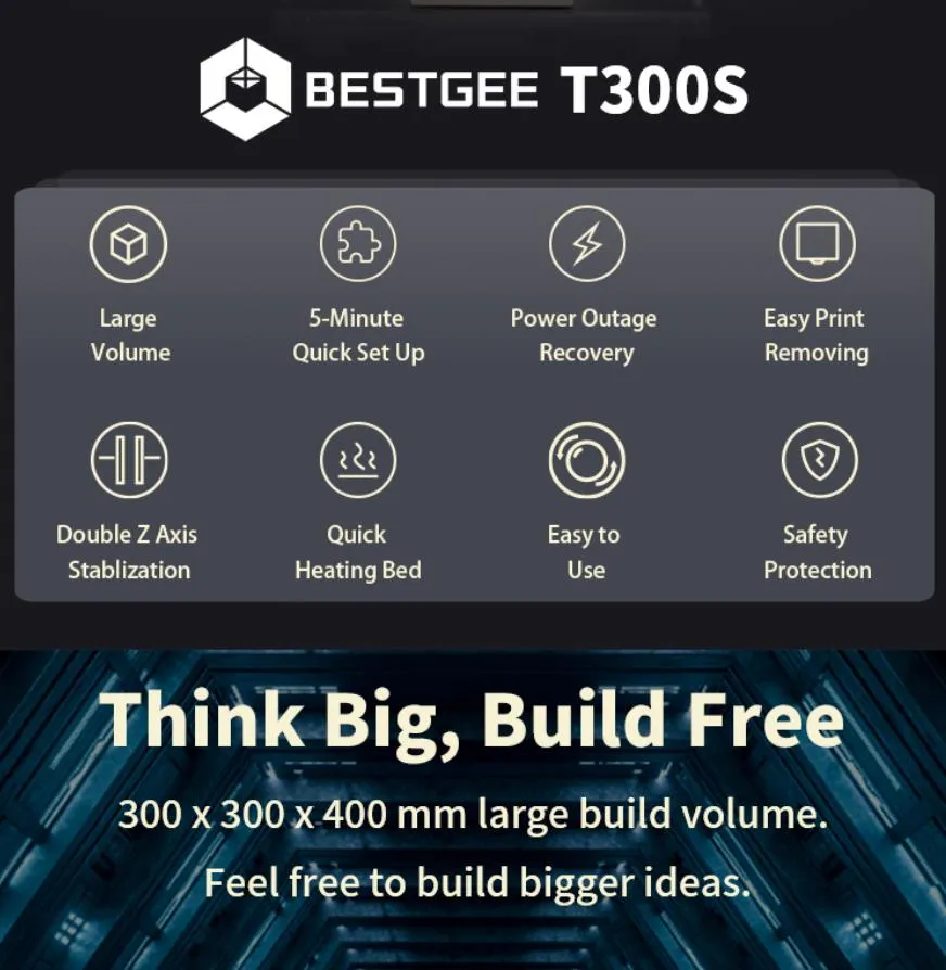 Tronhoo High Quality Fdm Desktop 3D Printer for Home Use