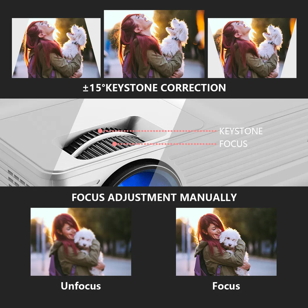 TV Share Screen Lamp Light Night Short Small Throw Home Theater Projectors