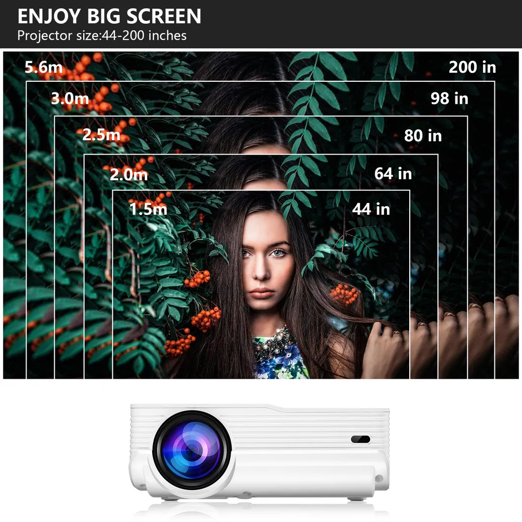 TV Share Screen Lamp Light Night Short Small Throw Home Theater Projectors