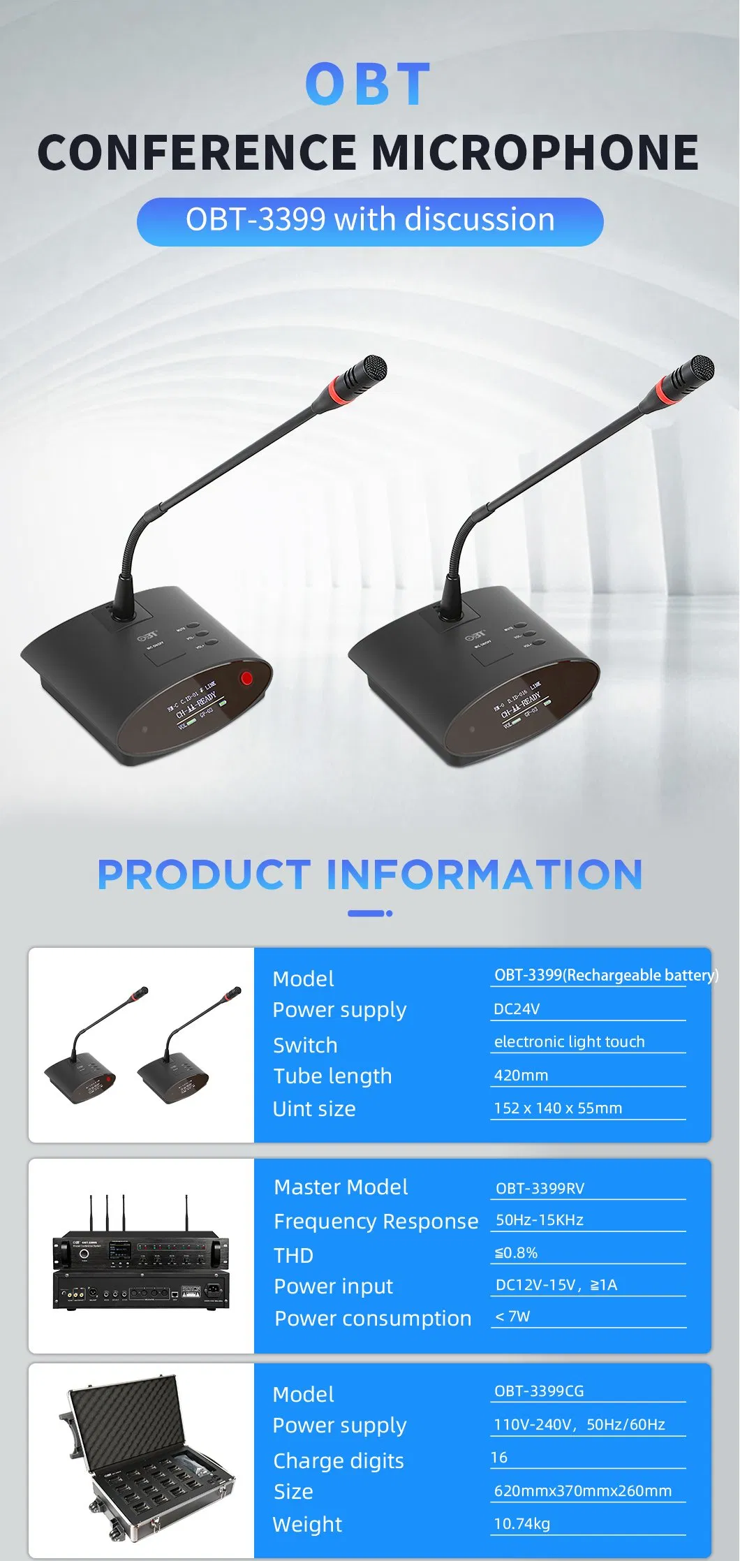 UHF Wireless Microphone Isolation Shield Desktop Studio Conference Microphone