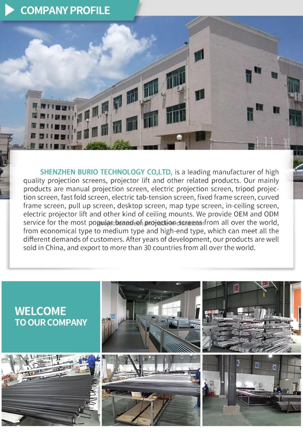 Ust Ambient Light Rejecting Projection Screen Ultra Thin Fixed Frame Alr Screen for 4K Laser Projector