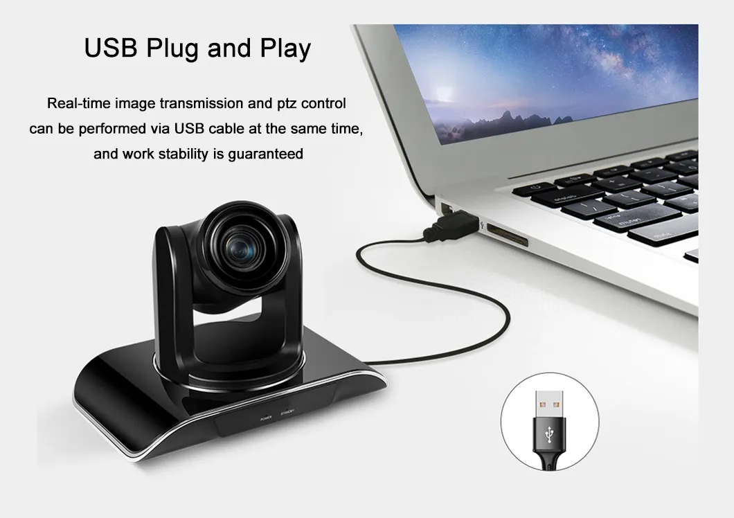 Vhd10n10X Optical Zoom Full HD 1080P Video Conference Camera for Conference System