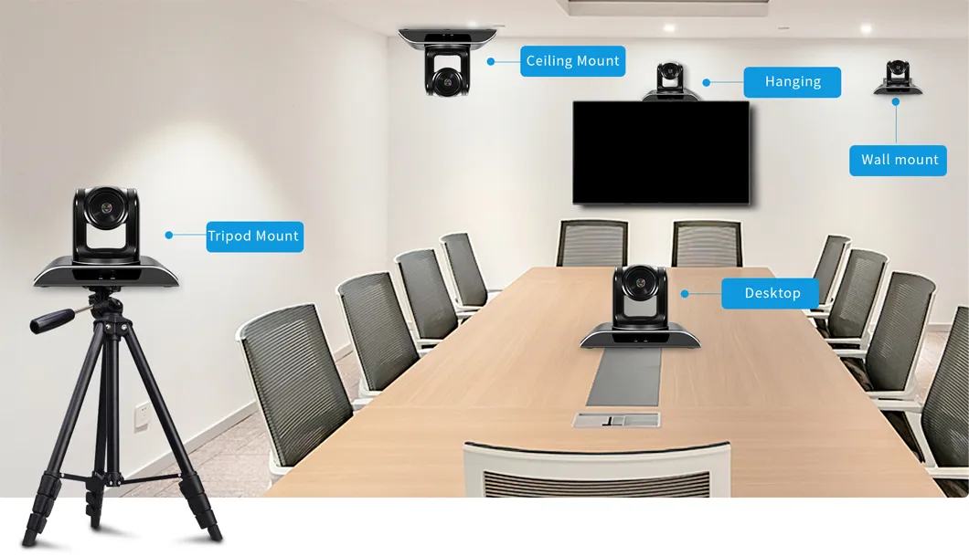 Vhd10n10X Optical Zoom Full HD 1080P Video Conference Camera for Conference System