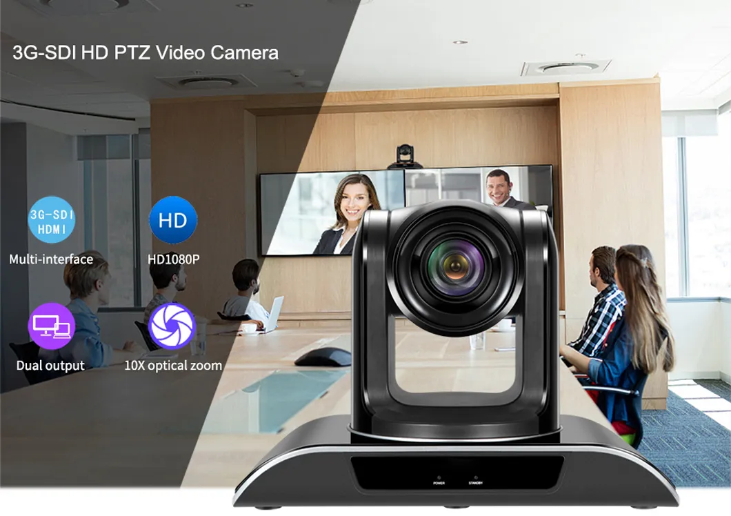 Vhd10n10X Optical Zoom Full HD 1080P Video Conference Camera for Conference System