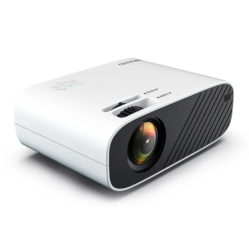 WiFi Projector 6000 Lumens Wireless FHD Screen Mirroring Biggest Display Smartphone Smallest Pull up Projector Screen