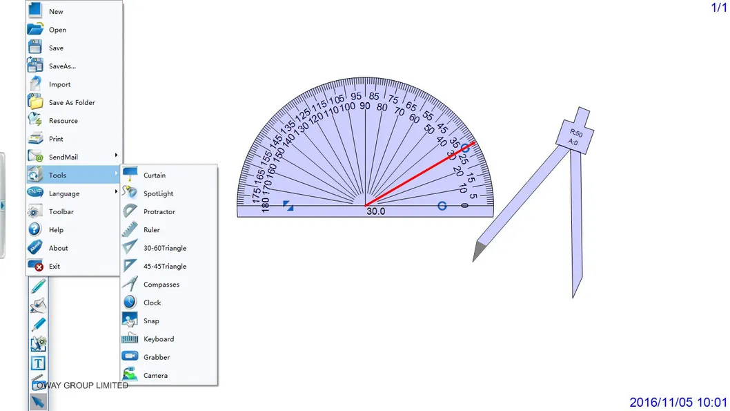 Wireless Magnetic Interactive Board for Smart Office and Teaching