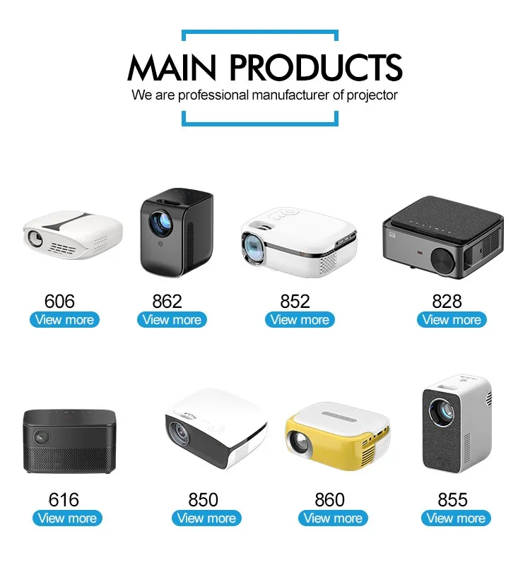 Yi-607 Mini DLP 50ANSI Lumens Bluetooth Android7.1 Hotsell Projector